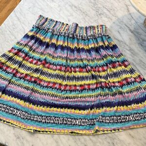 Ella Moss Multicolor Patterned Mini Skirt